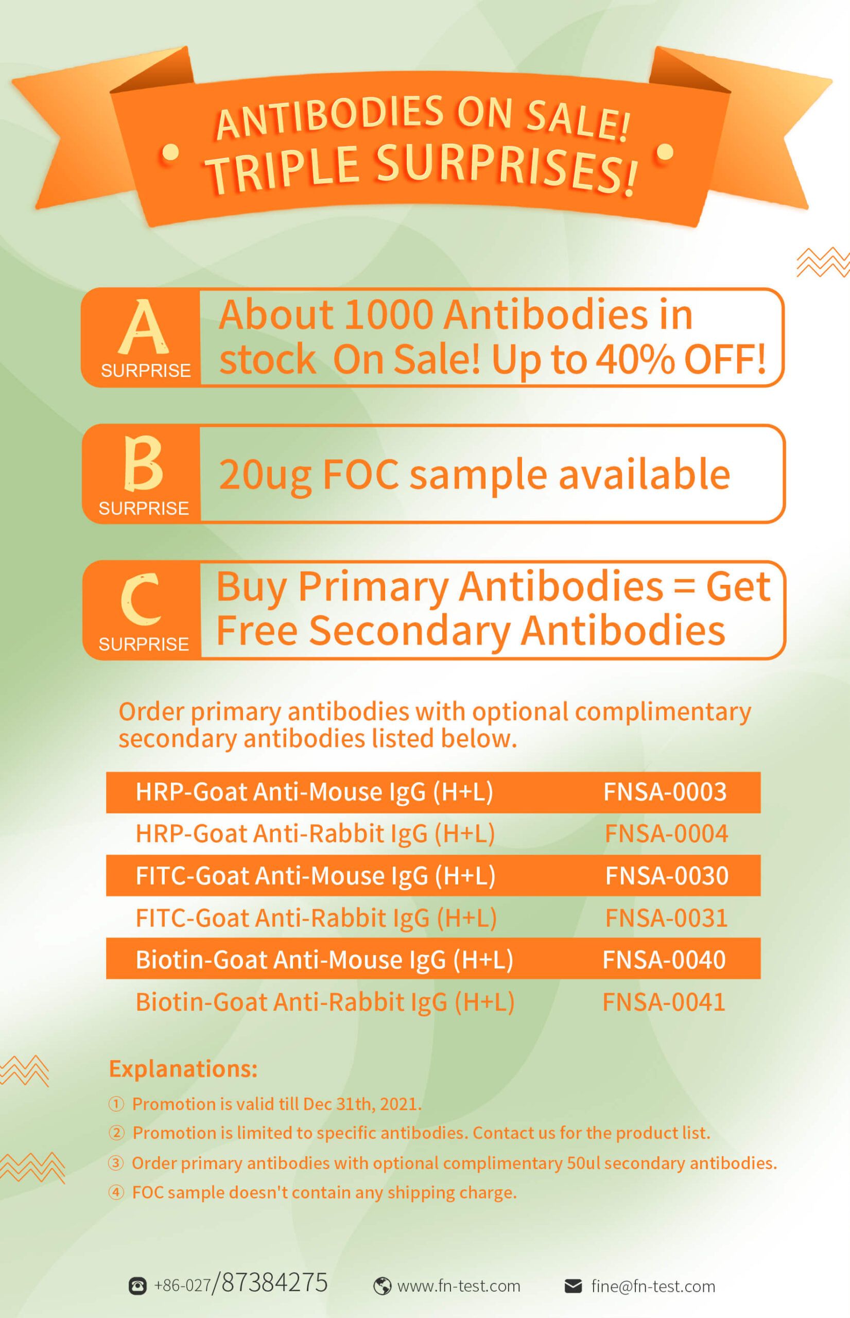 FineTest Antibody Promotion